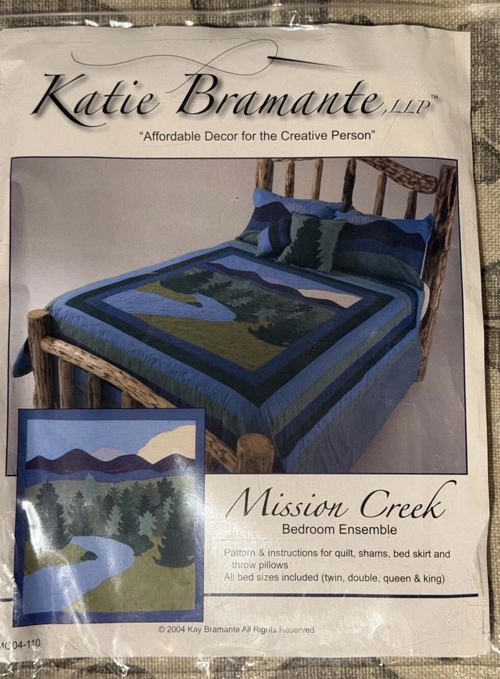 Katie Bramante Mission Creek Bedroom Set Pattern VTG Twin Double Queen King
